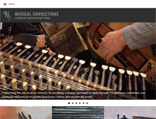 Tablet Screenshot of musicalconnections.net